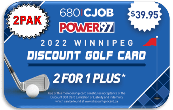 2022 Winnipeg Discount Golf Card (Dynamic Duo)