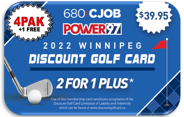 2022 Winnipeg Discount Golf Card (Fab Foursome)