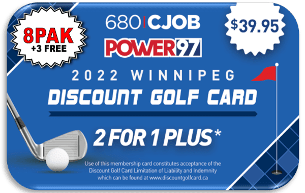 2022 Winnipeg Discount Golf Card (Eight is Great)